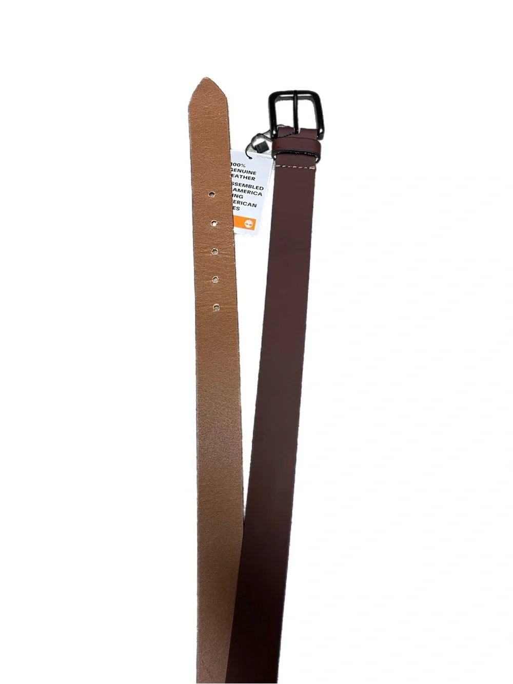 NWT - Timberland 100% Genuine Leather Brown Belt